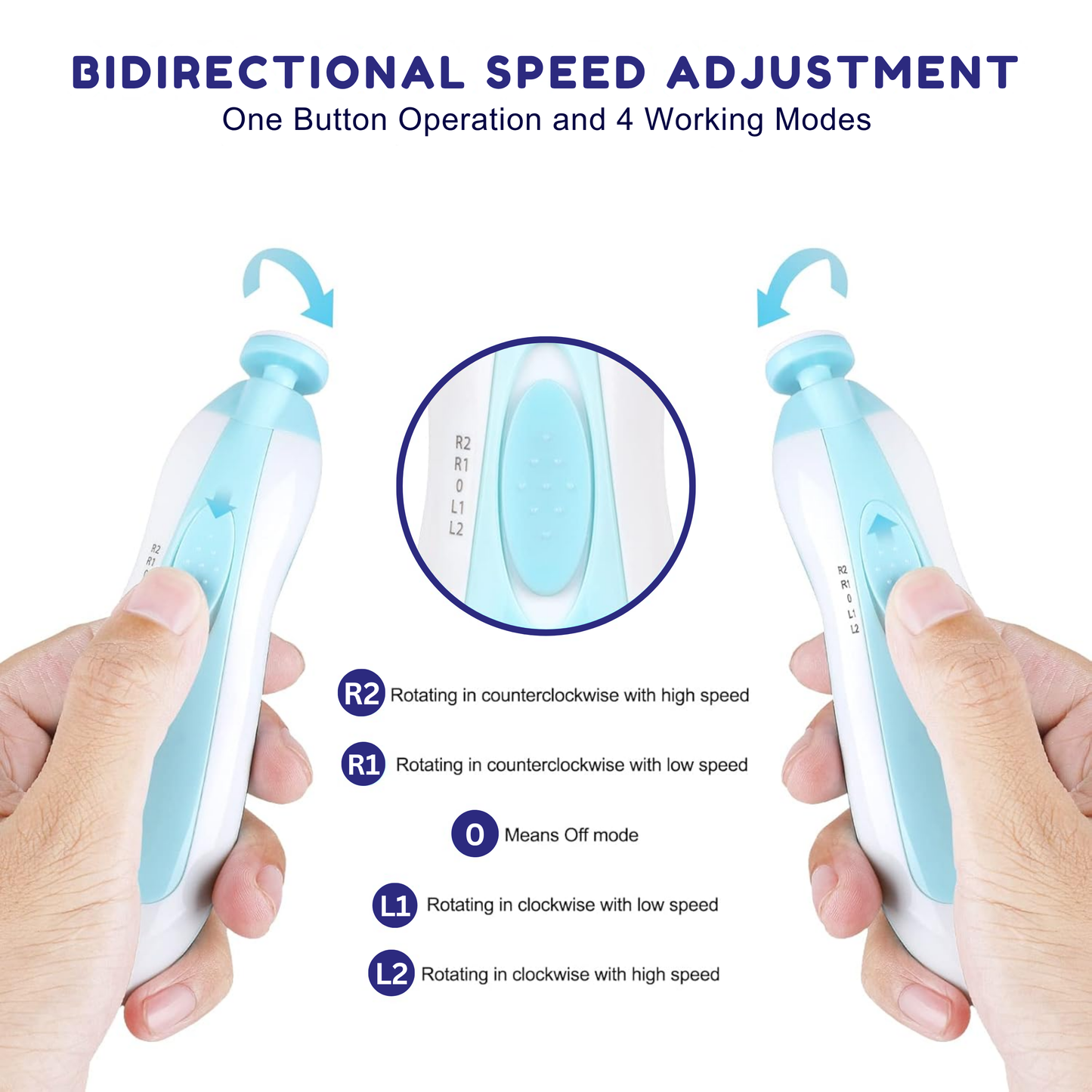 Baby Electric Nail Trimmer Set