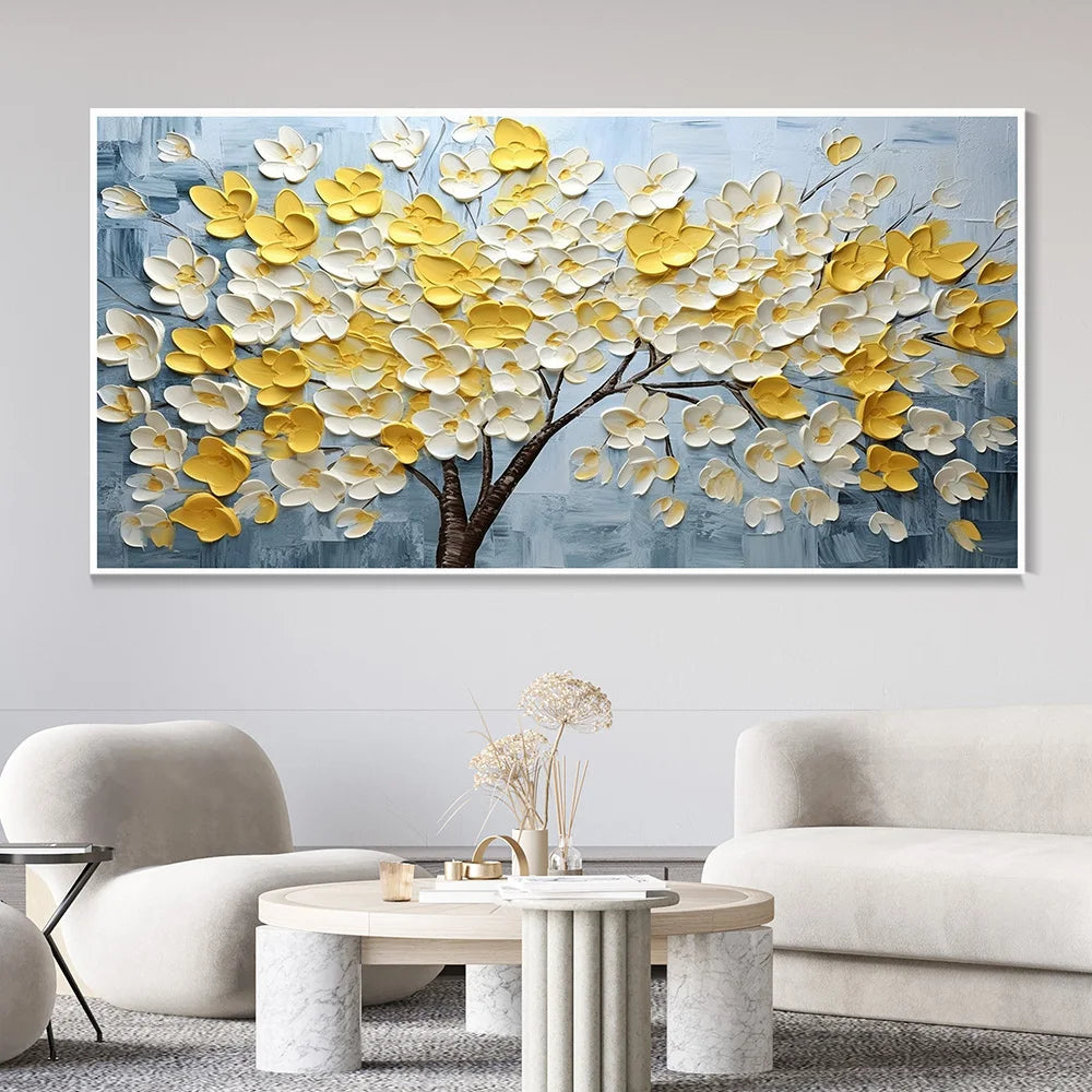 Golden Tree of Life Canvas Art