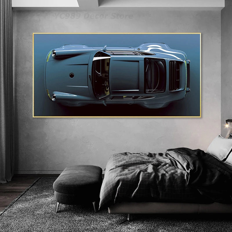 Luxury Sports Car Canvas Wall Art