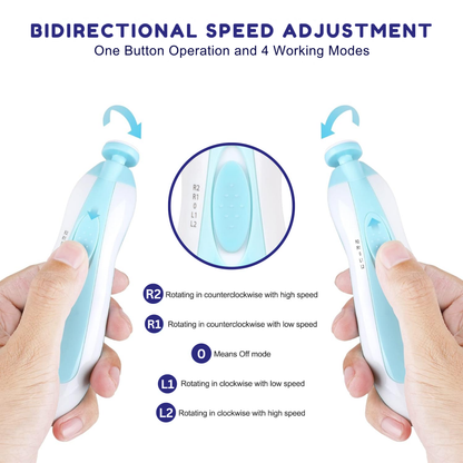 Baby Electric Nail Trimmer Set