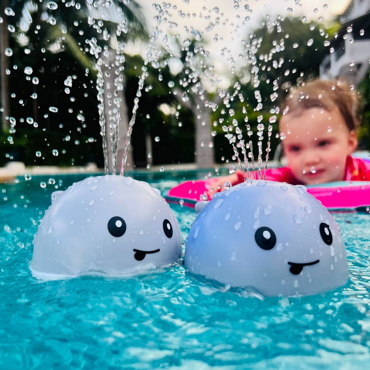 GlowWhale™ Light-Up Bath Toy