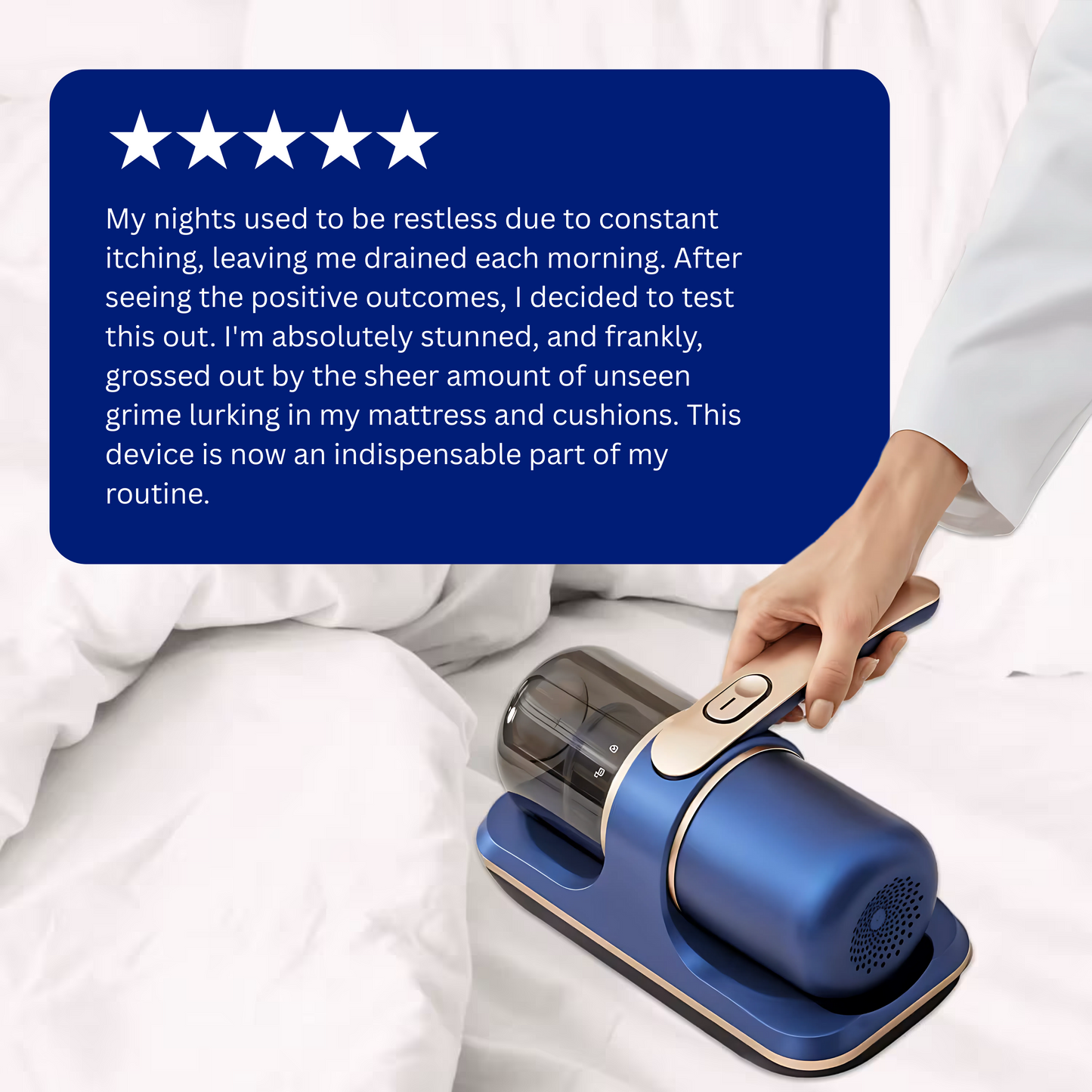 The PureRest UV Mattress Cleaner