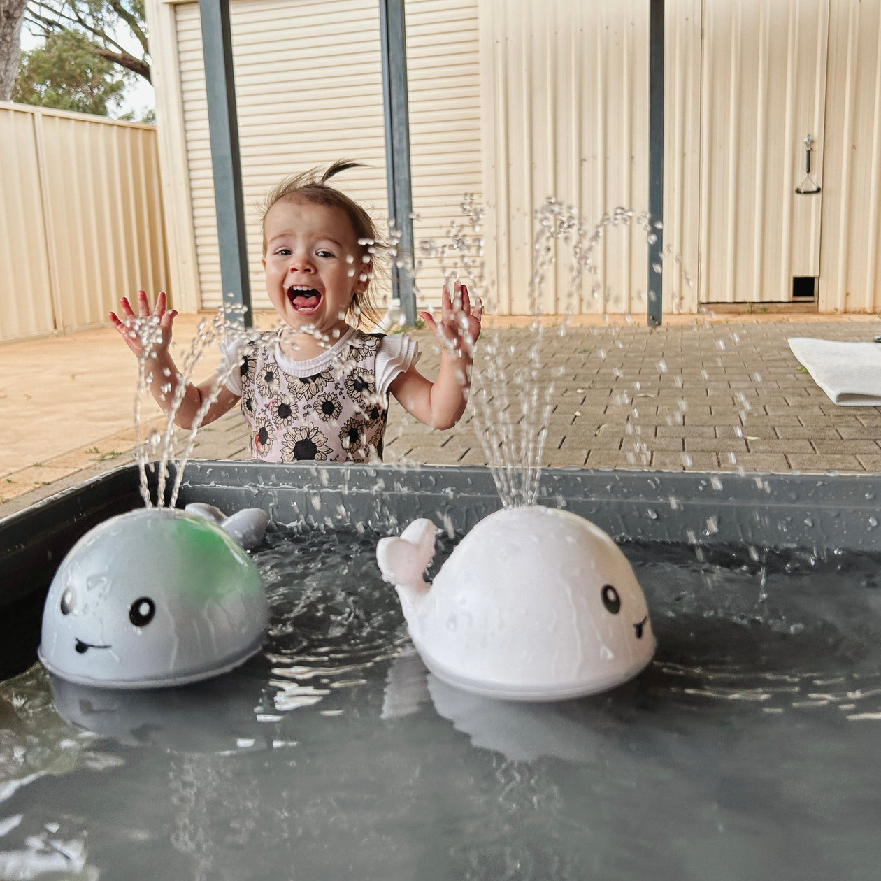 GlowWhale™ Light-Up Bath Toy