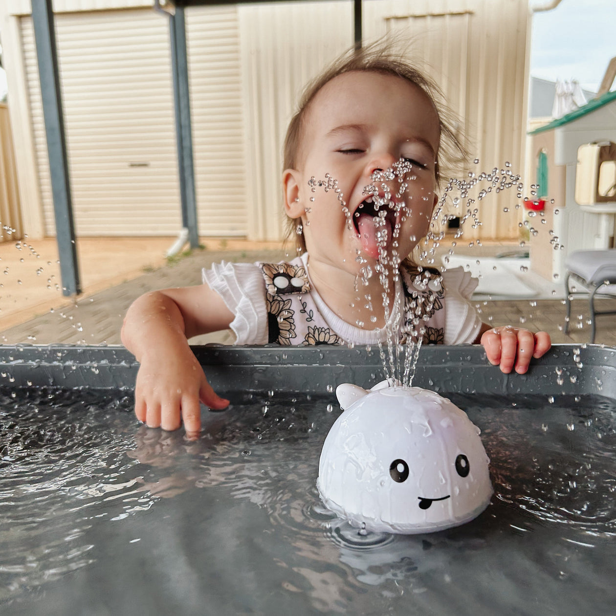 GlowWhale™ Light-Up Bath Toy