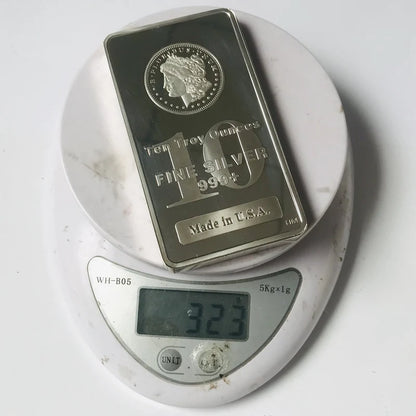 Silver Plated USA Coin Badge