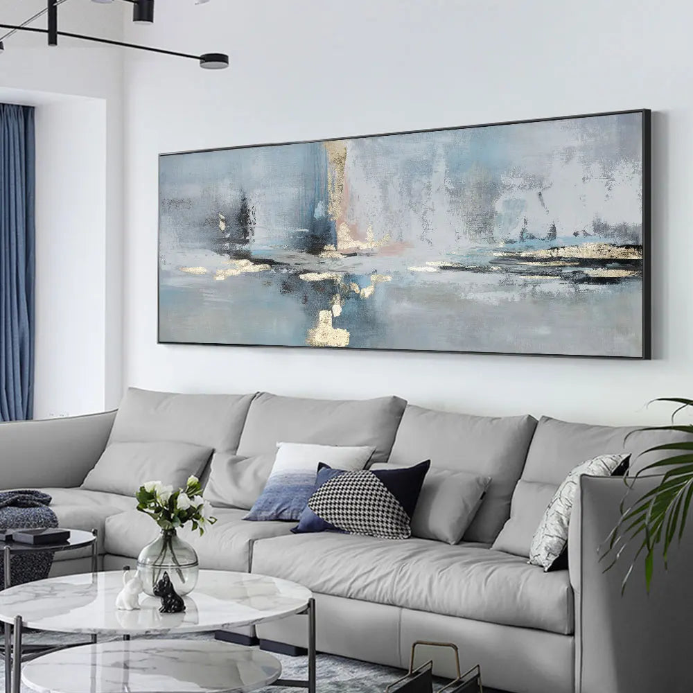 Handmade Abstract Oil Painting on Canvas
