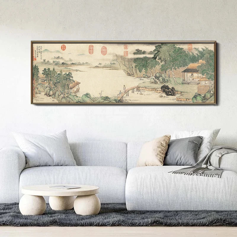 Abstract Modern Watercolor Canvas Print