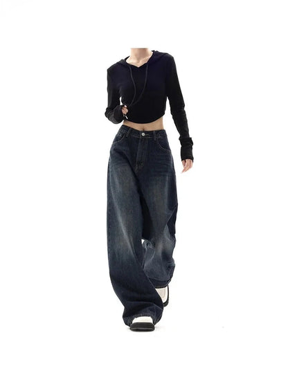 Y2K Vintage High Waist Wide Leg Jeans