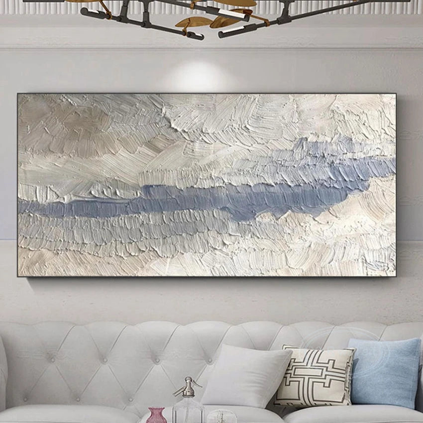 Handmade Abstract Canvas Oil Painting for Living Room