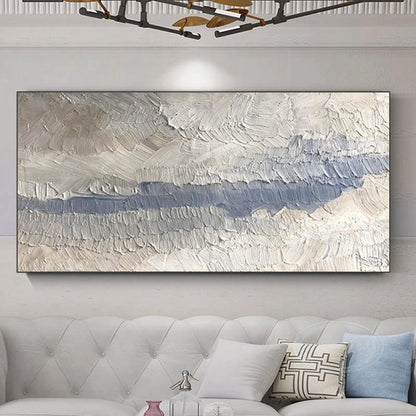 Handmade Abstract Canvas Oil Painting for Living Room
