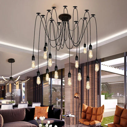 Spider LED Chandelier Retro Lighting