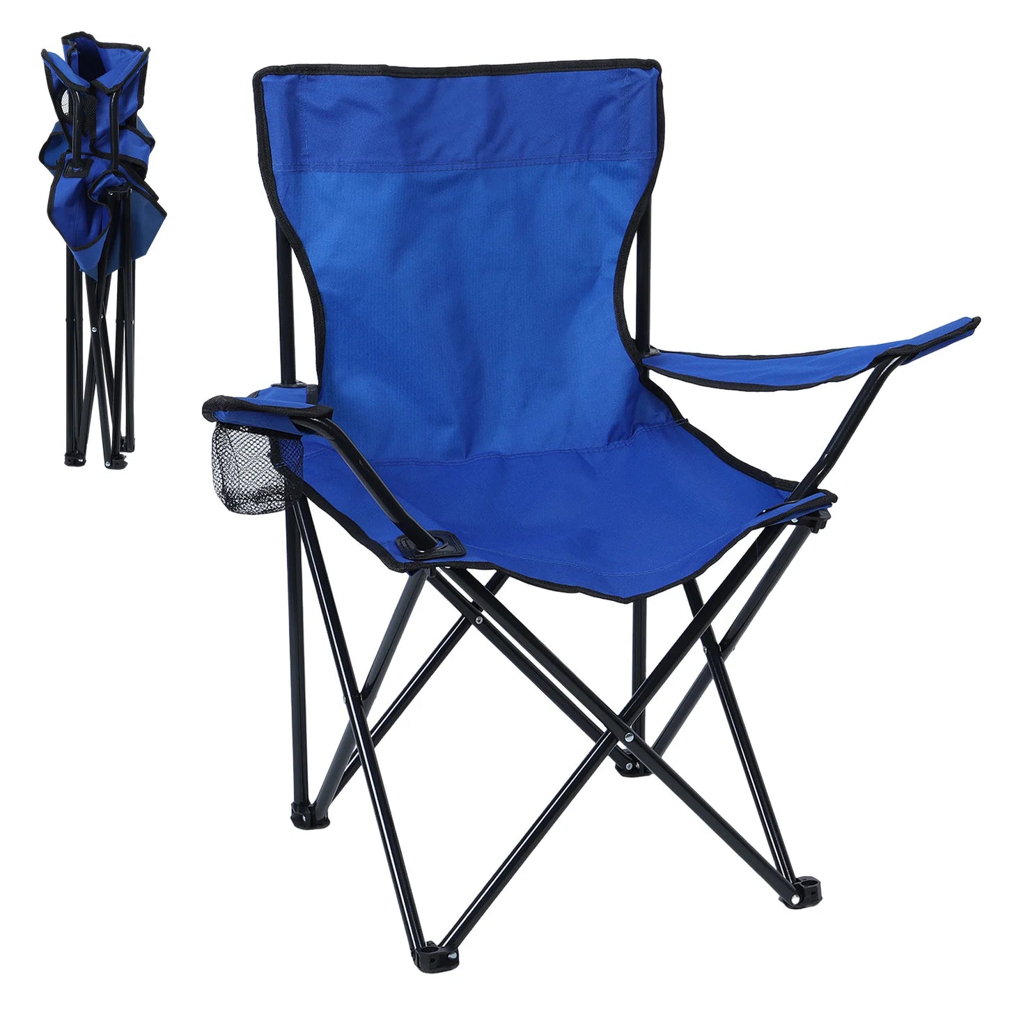 Foldable Camping Chair with Cup Holder