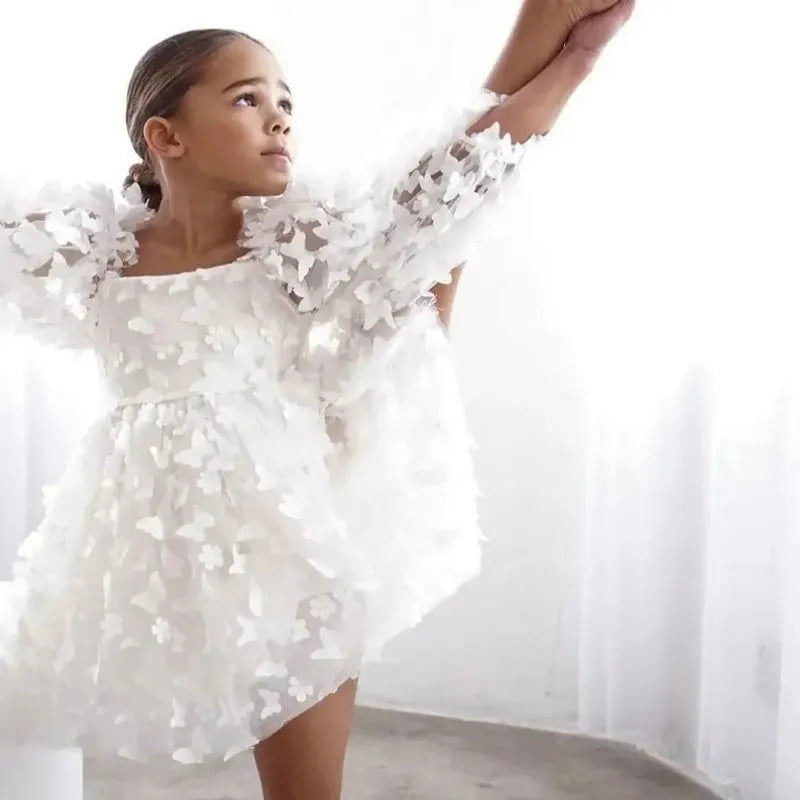 Baby Girl Princess Butterfly Tutu Dress