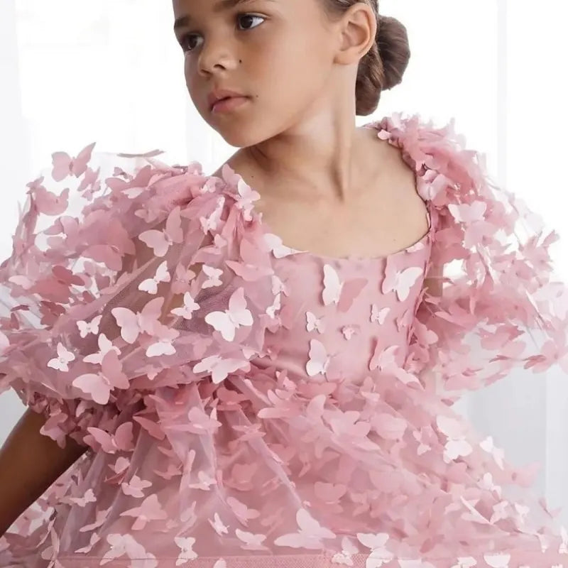 Baby Girl Princess Butterfly Tutu Dress