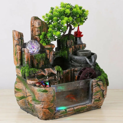 Desktop Resin Waterfall Fountain