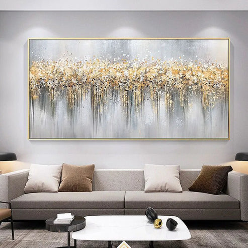 Handmade Abstract Canvas Oil Painting for Living Room