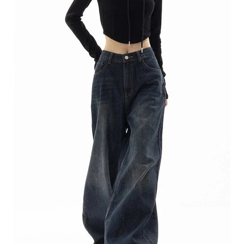 Y2K Vintage High Waist Wide Leg Jeans