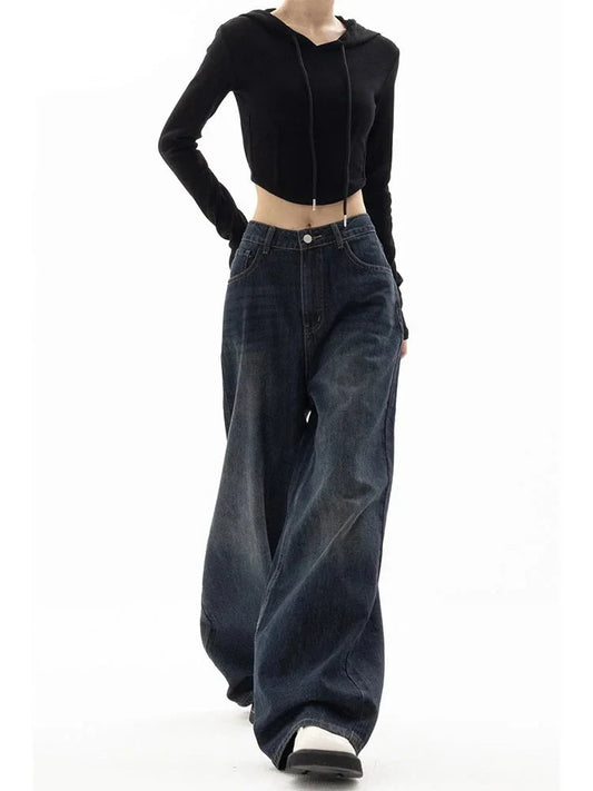Y2K Vintage High Waist Wide Leg Jeans