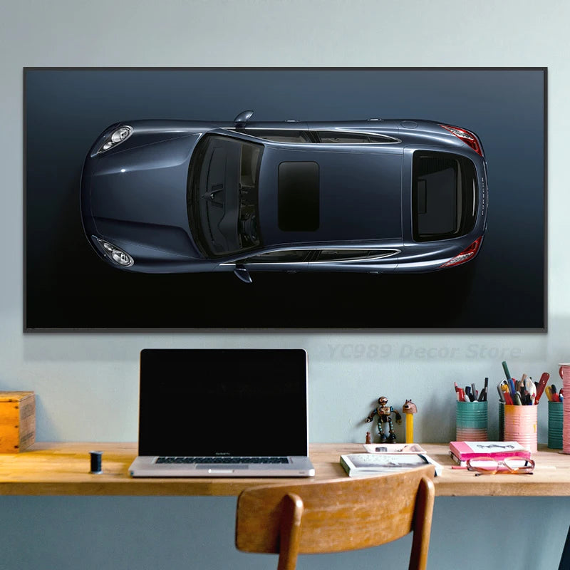 Luxury Sports Car Canvas Wall Art