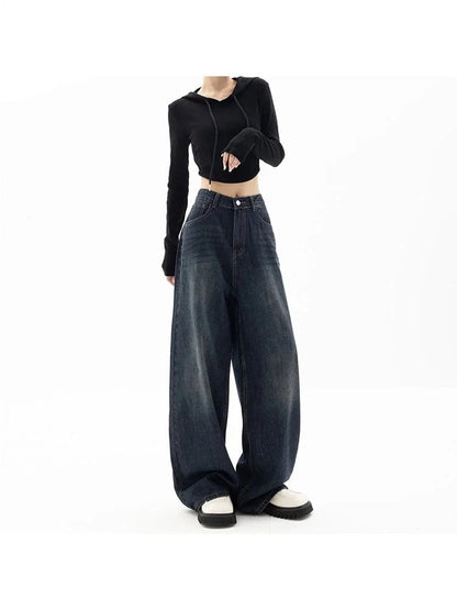 Y2K Vintage High Waist Wide Leg Jeans