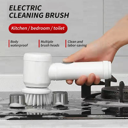 Electric Handheld Dishwashing Brush – Effortless Cleaning & Polishing