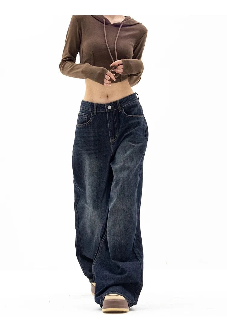 Y2K Vintage High Waist Wide Leg Jeans