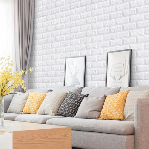 3D Foam Brick Wall Panels