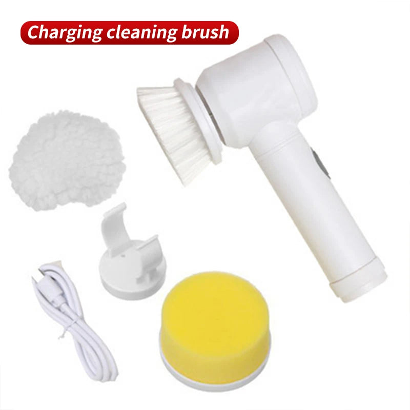 Electric Handheld Dishwashing Brush – Effortless Cleaning & Polishing