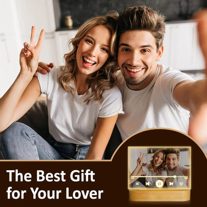 Custom 3D LED Night Light Photo Frame