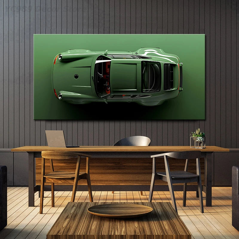 Luxury Sports Car Canvas Wall Art