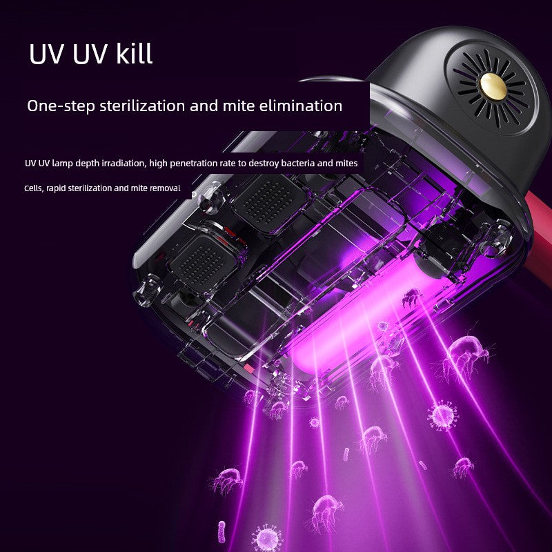 Mites Instrument For Home Bed Wireless Large Suction Ultraviolet Sterilization Machine Handheld Vacuum Cleaner Acarus Killing Dedicated