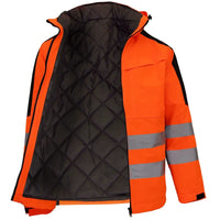 Winter jacket orange